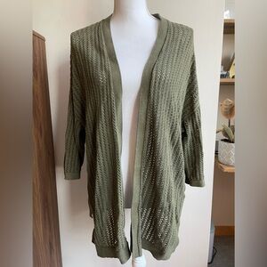 Old Navy Sage Green Knit Cardigan